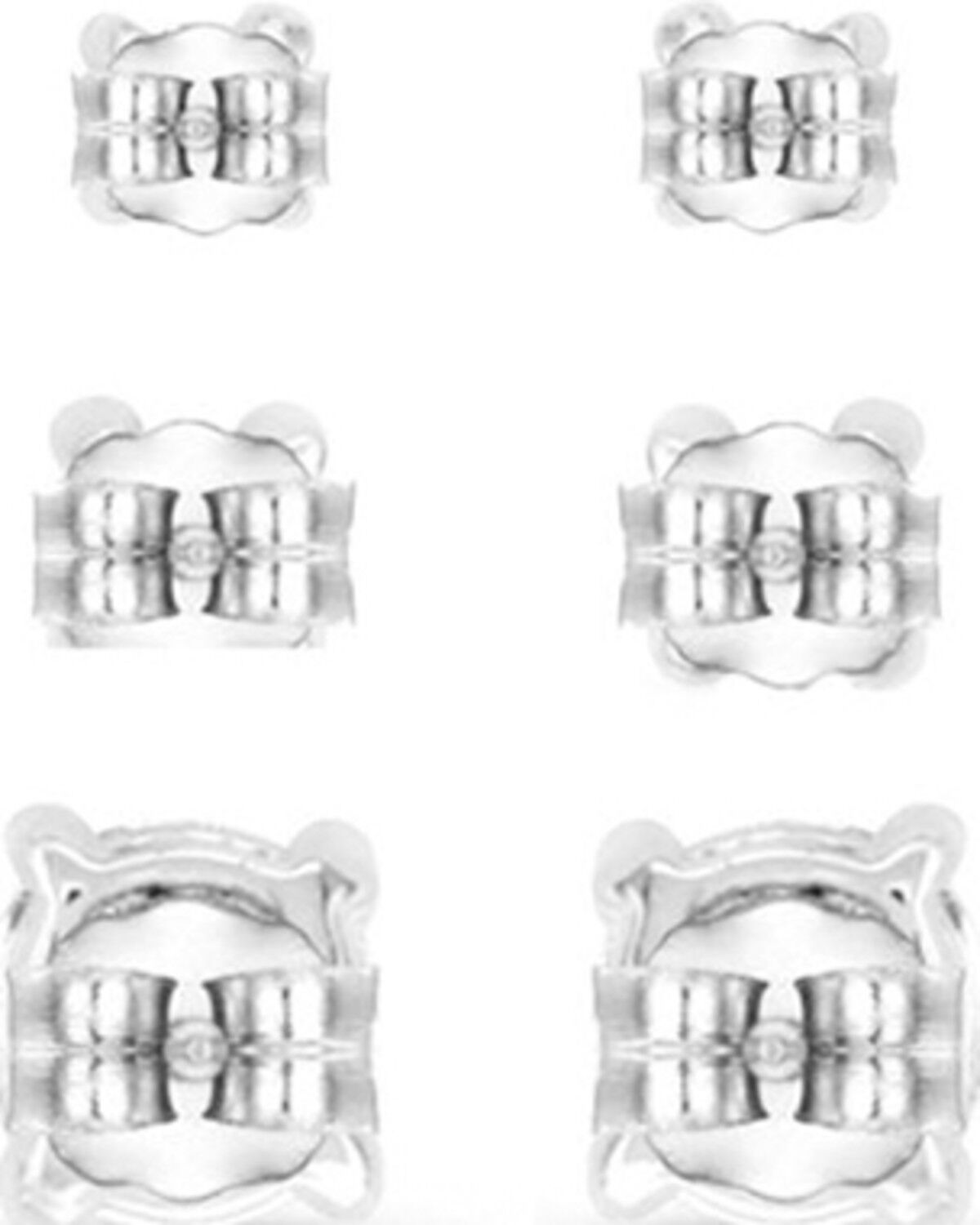 Image #2 - Montana Silversmiths Women's Shine Bright Triple Crystal Post Earring Set - 3 Piece, Silver, hi-res