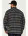 Image #4 - Moonshine Spirit Men's Southwestern Long Sleeve Flannel Western Shirt, Grey, hi-res