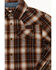 Image #2 - Cody James Toddler Boys' Traverse Long Sleeve Snap Flannel , Brown, hi-res