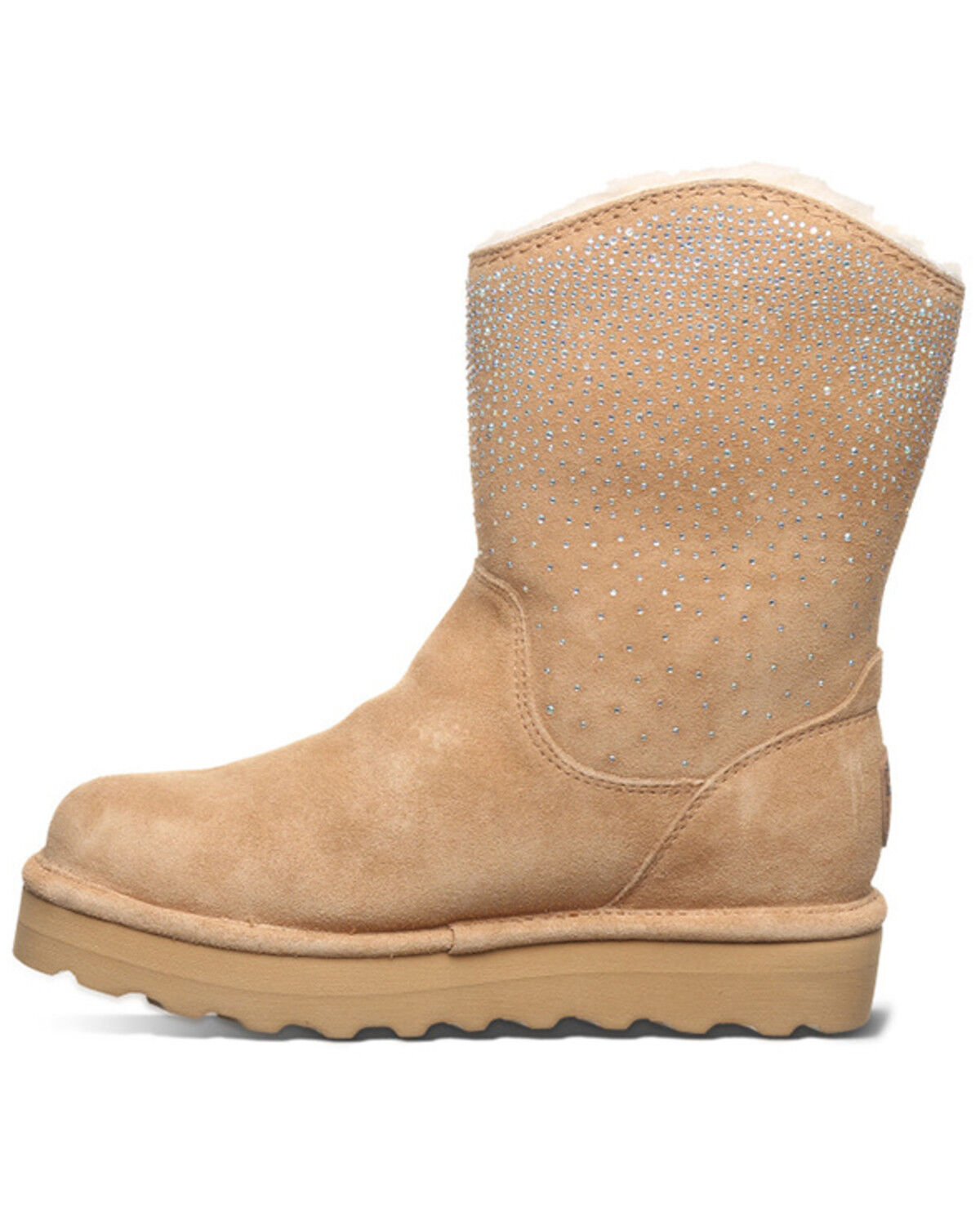 Image #3 - Bearpaw Women's Glam Platform Lo Casual Boots, Tan, hi-res