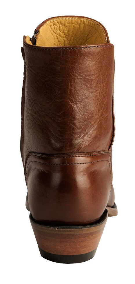 Boulet Western Dress Side Zip Boots Medium Toe Sheplers