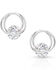 Image #1 - Montana Silversmiths Women's Twisting Hold Post Earrings, Silver, hi-res