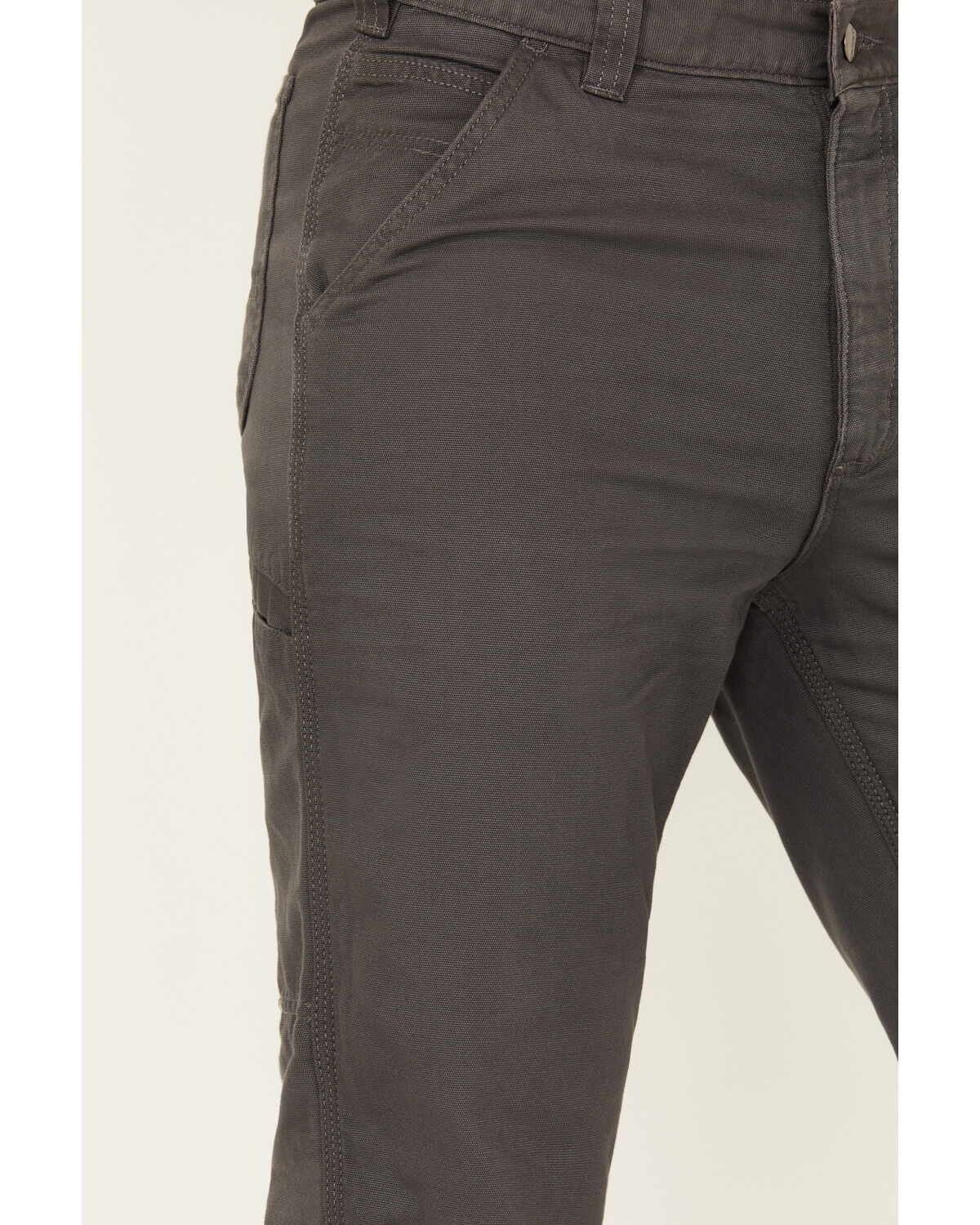 Image #2 - Carhartt Men's Rugged Flex Rigby Knit Lined Dungarees, Charcoal, hi-res