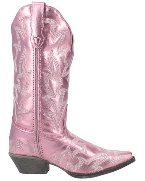 Image #2 - Laredo Women's Dream Girl Western Boots - Snip Toe, Pink, hi-res