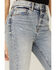Image #2 - Daze Women's Acid Wash Go-Getter Flare Jeans, Blue, hi-res