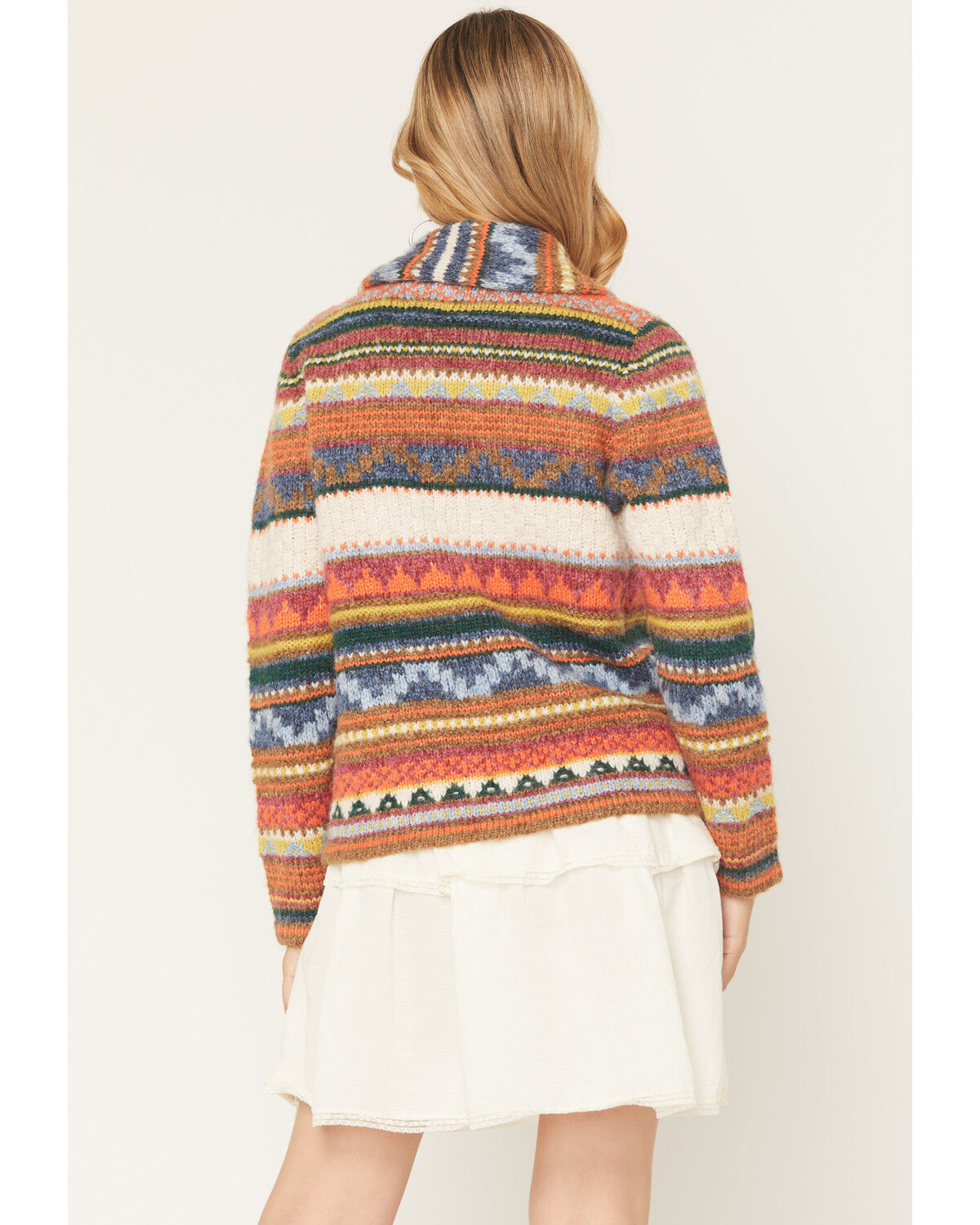 Image #4 - Cotton & Rye Women's Striped Cardigan, Multi, hi-res