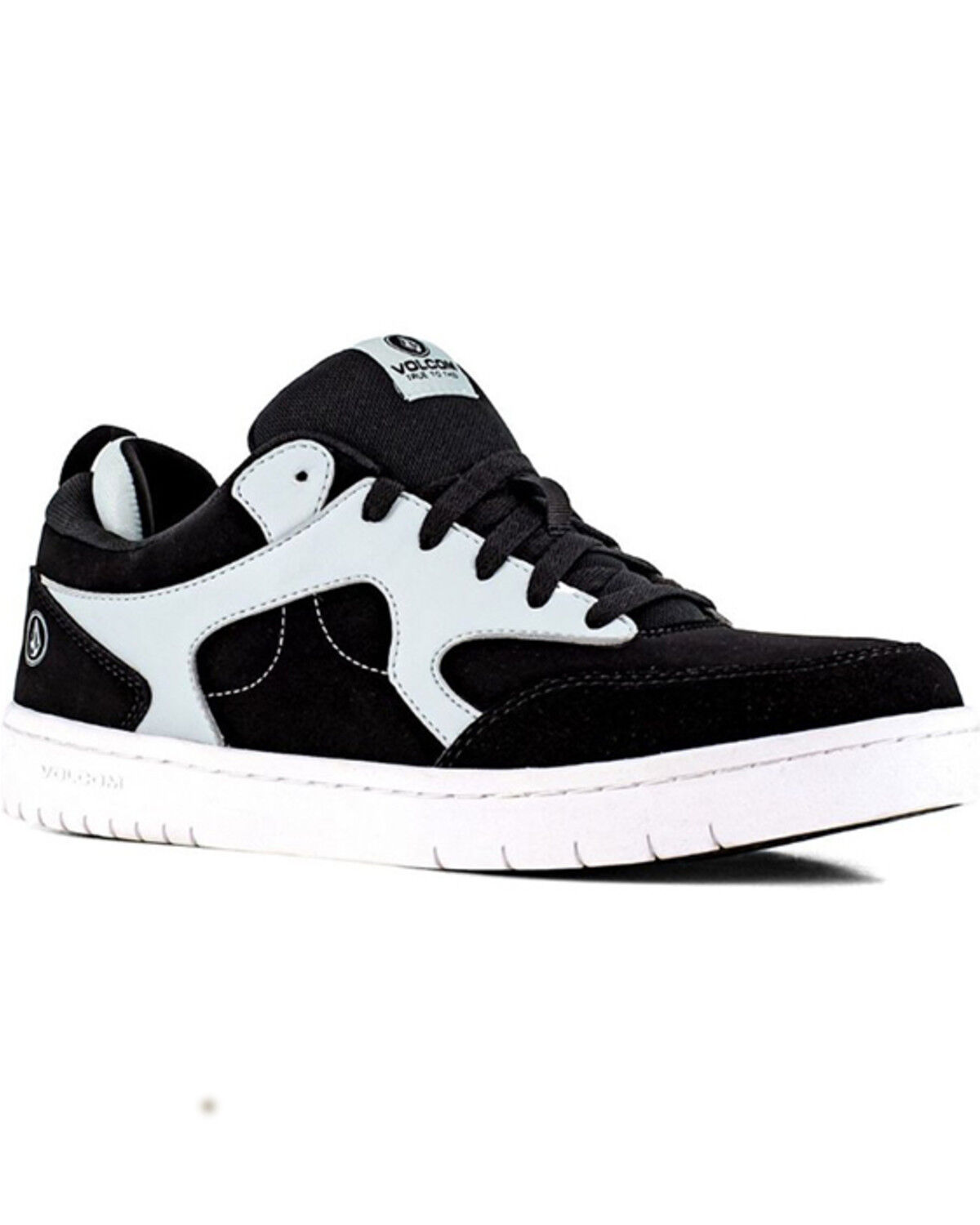 Image #1 - Volcom Men's Vitals Skate Inspired Work Shoes - Composite Toe, Black/grey, hi-res