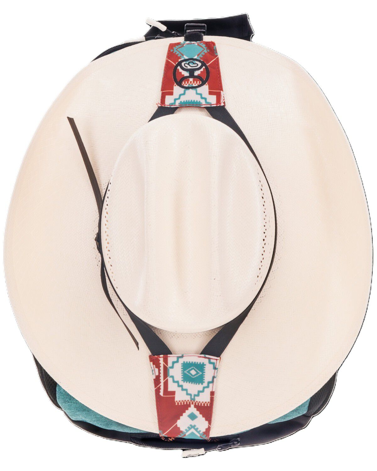 Image #4 - Hooey Rockstar Southwestern Print Backpack, Red, hi-res
