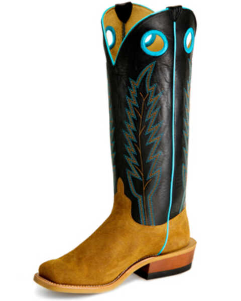 Image #1 - HorsePower Men's Sawdust Western Boots - Broad Square Toe, Brown, hi-res