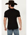 Image #4 - Cowboy Hardware Men's Genuine Quality Flag Short Sleeve T-Shirt, Black, hi-res