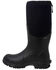 Image #3 - Dryshod Men's Mudcat High Rugged Knee Work Boots - Round Toe, Black, hi-res