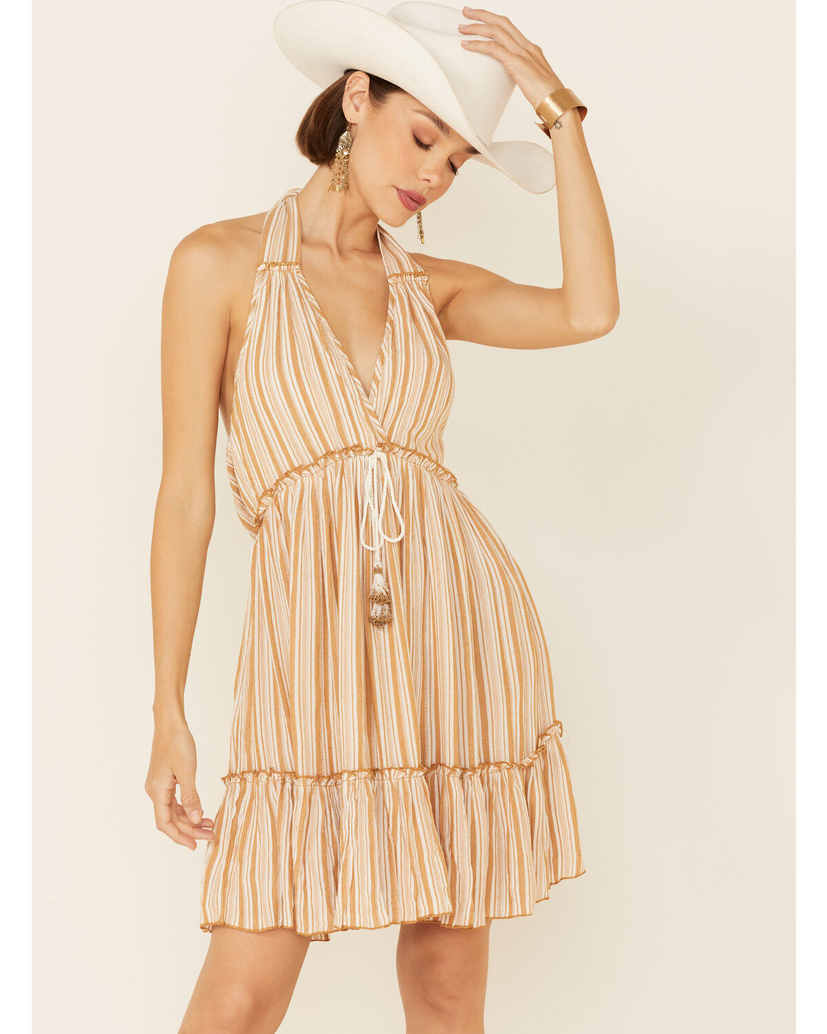 Image #1 - Band of the Free Women's Striped Open Back Dress, , hi-res