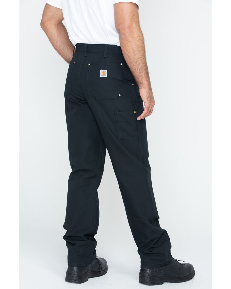Carhartt Double Duck Loose Fit Khaki Work Jeans, Black, hi-res