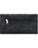 American West Women's Tri-Fold Wallet with Snap Closure, Black, hi-res
