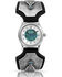 Image #1 - Montana Silversmiths Women's Montana River Rock Feather Whispers Watch, Silver, hi-res