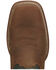 Image #6 - Justin Men's Frontier Western Boots - Broad Square Toe, Tan, hi-res