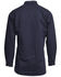 Image #2 - Lapco Men's FR Solid Navy Gold Label Long Sleeve Button Down Uniform Work Shirt, , hi-res
