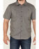 Image #3 - Brixton Men's Charter Solid Utility Button Down Western Shirt , Grey, hi-res