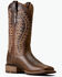 Image #1 - Ariat Women's Monte Vista Performance Western Boots - Broad Square Toe, Brown, hi-res