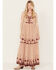 Image #2 - Idyllwind Women's Belladonna Embroidered Maxi Dress, Nude, hi-res