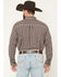Image #4 - Cody James Men's Rodeo Ridge Plaid Print Long Sleeve Button-Down Stretch Western Shirt, Brown, hi-res
