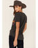 Image #3 - Ariat Women's Wild Country Graphic Tee, Charcoal, hi-res