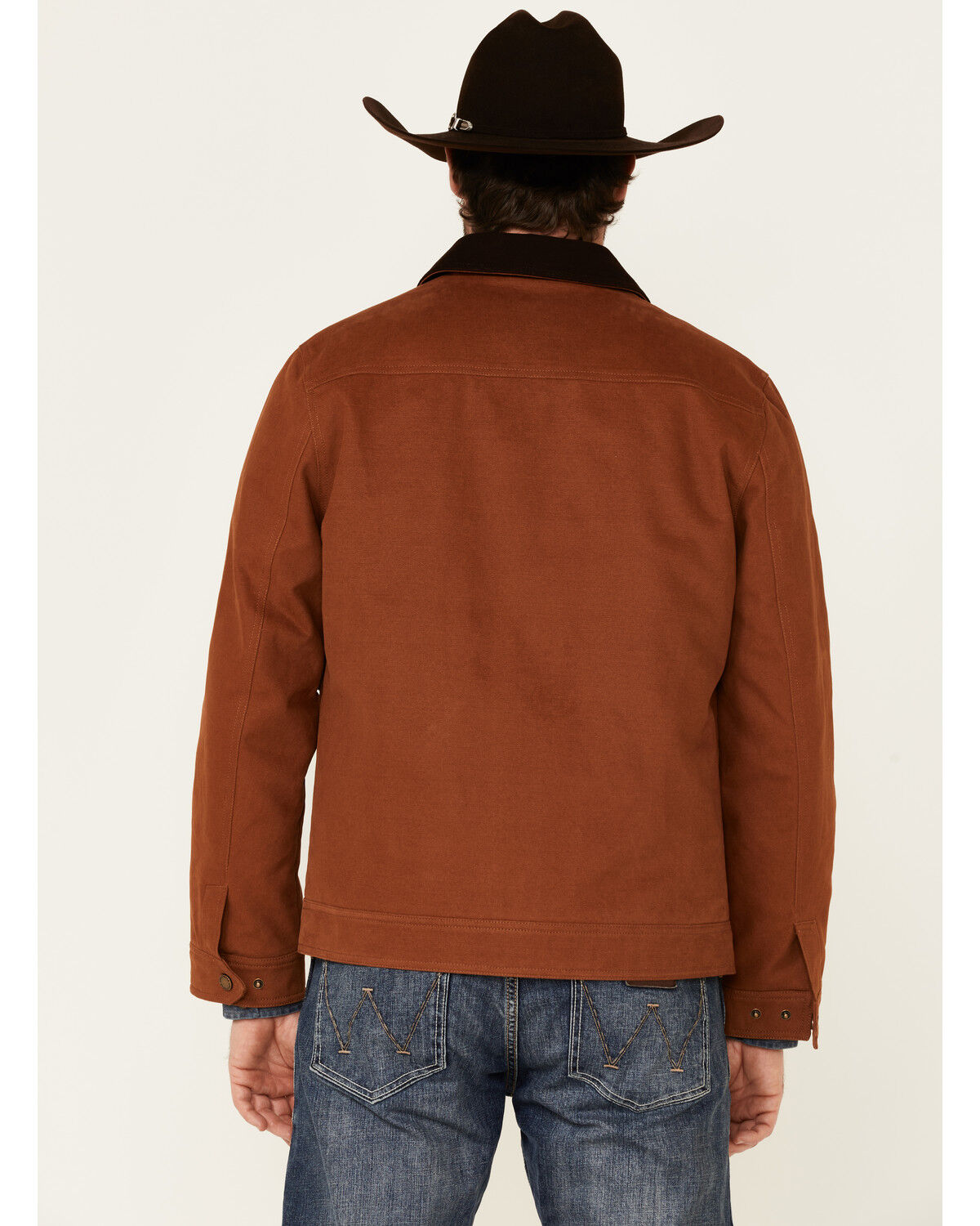 Image #5 - Pendleton Men's Whiskey Carson City Canvas Zip-Front Barn Coat, Cognac, hi-res