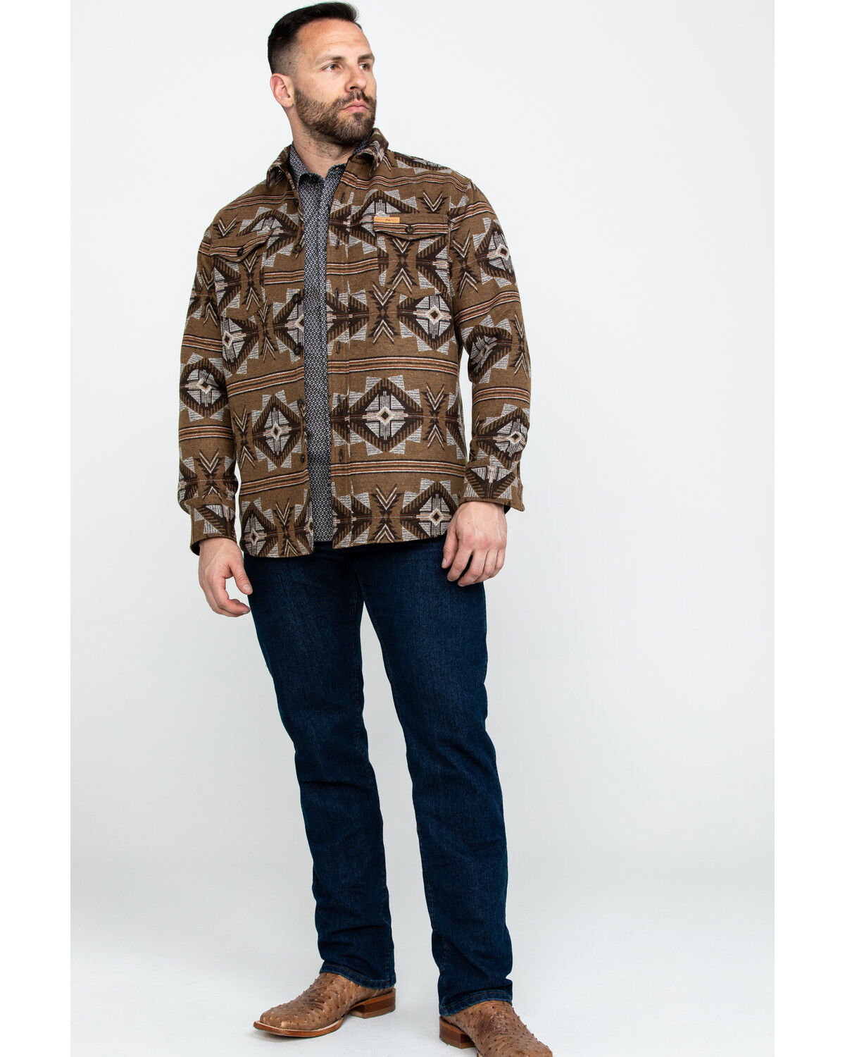 Aztec shirt jacket clearance