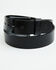 Image #1 - Carhartt Men's Anvil Leather Basic Belt, Black, hi-res