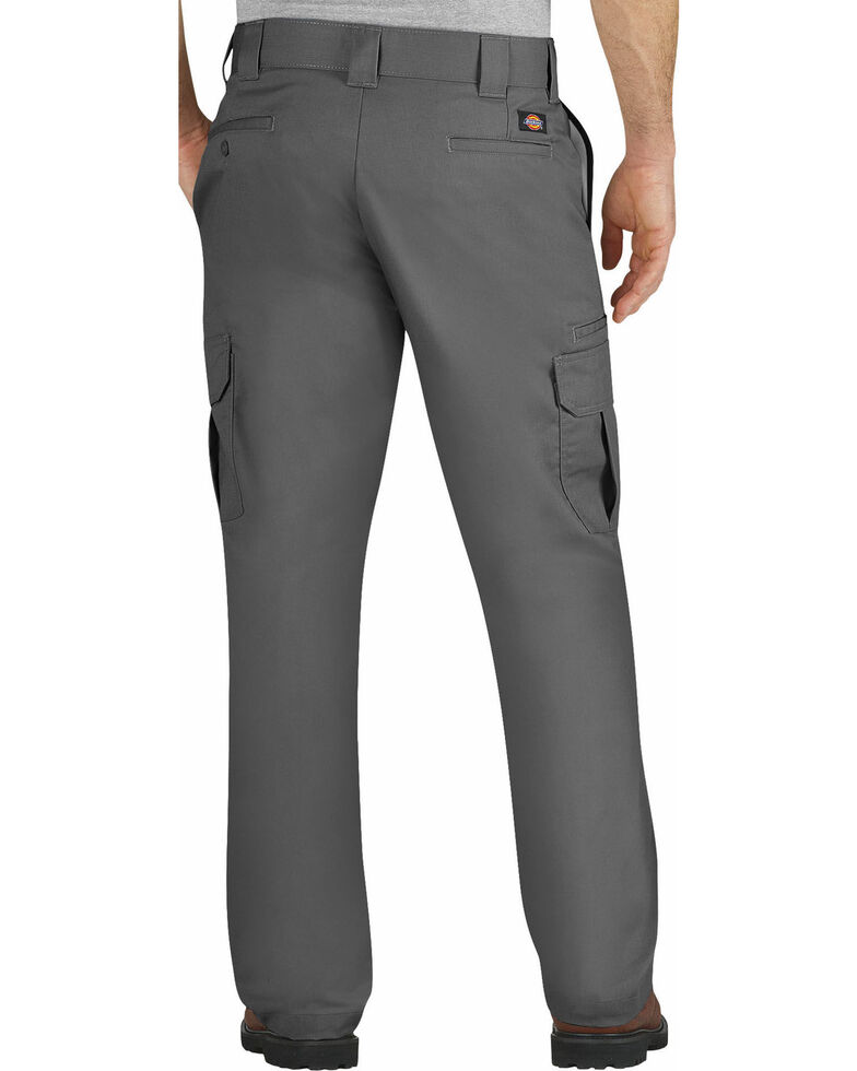 Dickies Men's FLEX Regular Fit Straight Leg Cargo Pants - Big & Tall, Dark Grey, hi-res