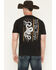 Image #1 - Howitzer Men's Don't Tread Short Sleeve Graphic T-Shirt, Black, hi-res