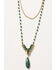 Image #1 - Lainey Wilson Women's Stone Swag Chain Necklace, Gold, hi-res