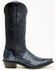 Image #2 - El Dorado Women's Holly Exotic Caiman Tall Western Boots - Snip Toe, Blue, hi-res