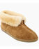 Minnetonka Men's Sheepskin Ankle Boots - Round Toe, Tan, hi-res