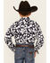 Image #4 - Cinch Boys' Floral Print Long Sleeve Button-Down Western Shirt, Navy, hi-res