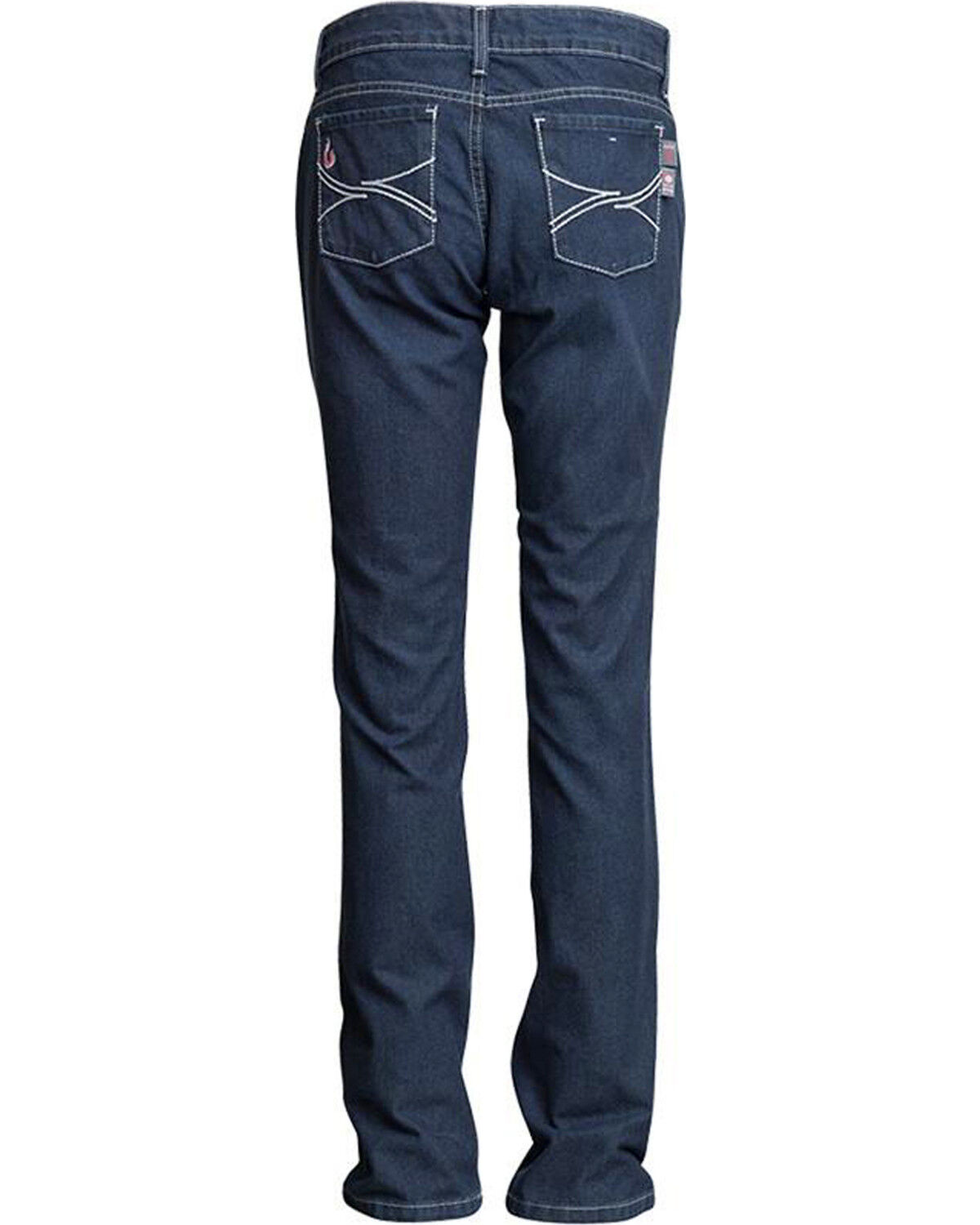 Image #1 - Lapco Women's FR Straight Jeans, Blue, hi-res
