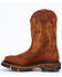 Cody James Men's 11" Decimator Western Work Boots - Soft Toe, Brown, hi-res