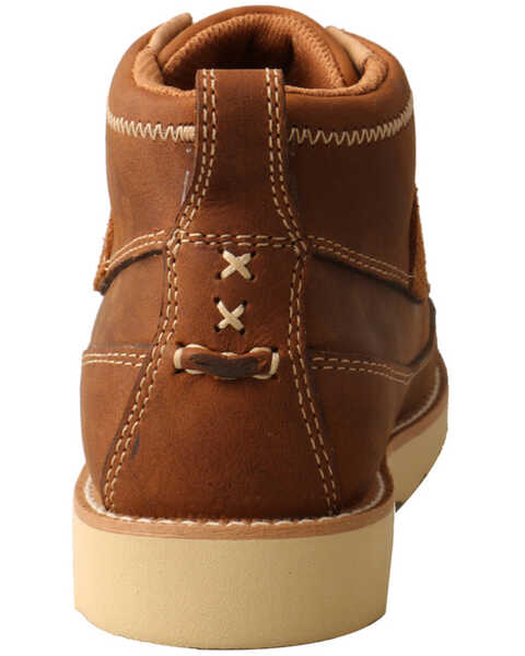 Image #4 - Twisted X Boys' Wedge Sole Work Boots - Soft Toe, Brown, hi-res