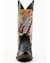 Image #4 - Old Gringo Women's Paradise Vesuvio Embroidered Tall Western Boots - Snip Toe, Blue/silver, hi-res