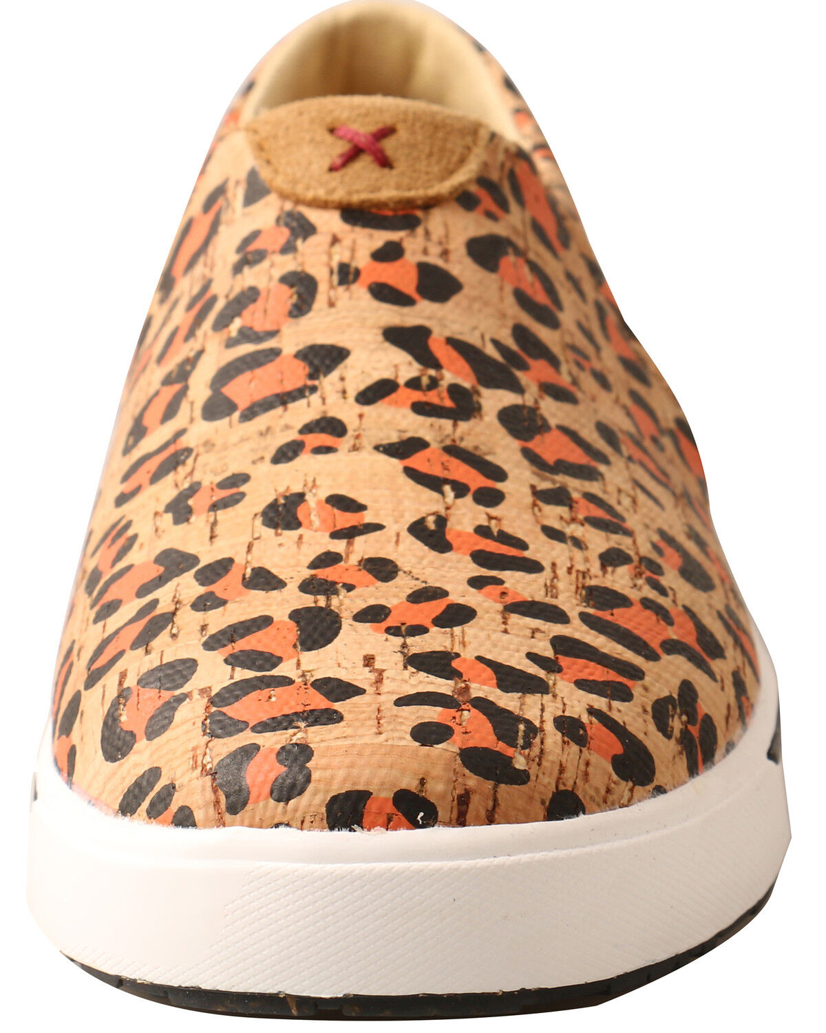 Image #5 - Twisted X Girls' Leopard Print Casual Shoes - Moc Toe, Tan, hi-res