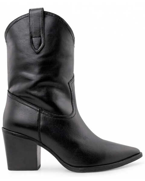 Image #1 - Dante Women's Fontana Western Boots - Pointed Toe, Black, hi-res