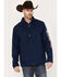 RANK 45 Men's Arlington Embroidered Softshell Jacket, Navy, hi-res