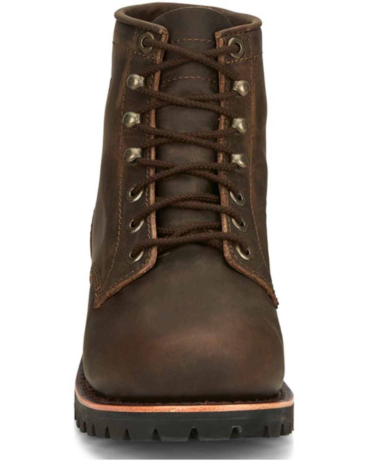 Image #4 - Chippewa Men's Wood Classic 2.0 6" Lace-Up Work Boots - Steel Toe, Bark, hi-res