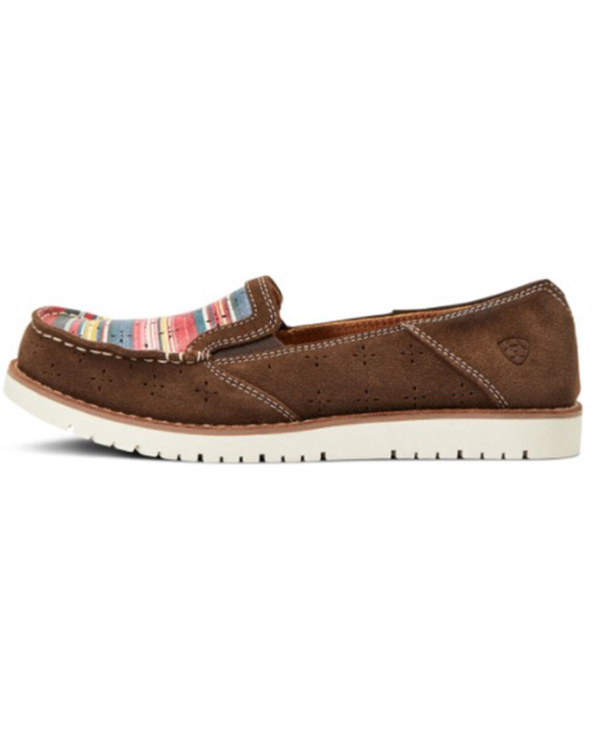 Image #2 - Ariat Women's Serape Stripe 360 Casual Slip-On Cruiser - Moc Toe, Brown, hi-res