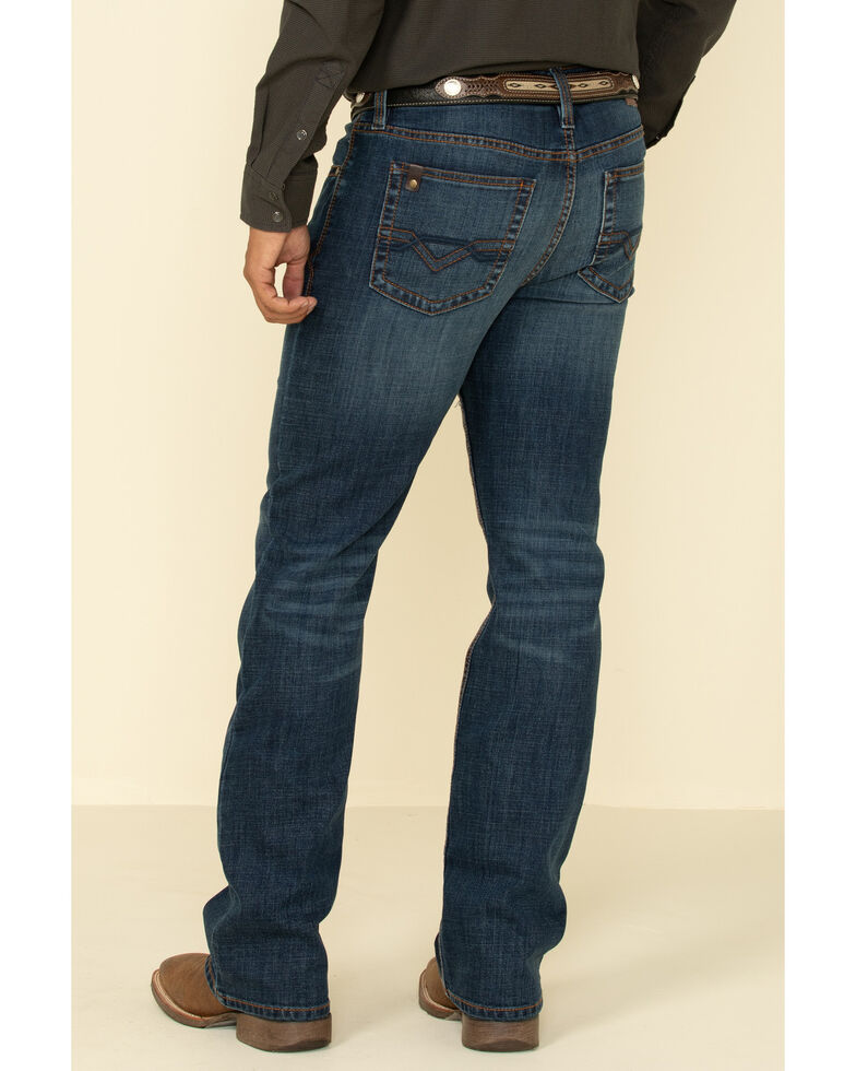 Cody James Core Men's Shindig Dark Wash Thermolite Performance Stretch Slim Bootcut Jeans , Blue, hi-res
