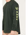 Hawx Men's Logo Graphic Work T-Shirt , Dark Green, hi-res