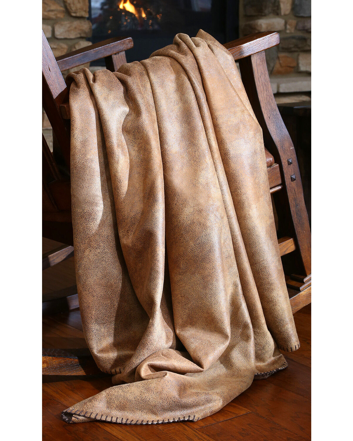 Image #1 - Carstens Tobacco Throw Blanket, Brown, hi-res