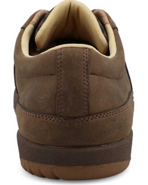 Image #5 - Twisted X Men's Casual Boat Shoes - Moc Toe , Charcoal, hi-res