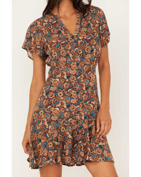 Image #3 - Idyllwind Women's Feeling Good Paisley Print Button-Front Dress, , hi-res