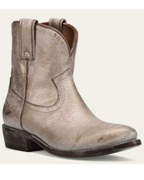 Image #1 - Frye Women's Billy Short Western Boots - Medium Toe , Gold, hi-res